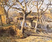 Camille Pissarro Farmhouse oil